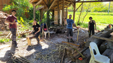 Chantier participatif de juillet